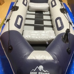 ゴムボートとエレキモーター