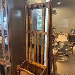 オールドカリモク カリモク karimoku ホールスタンド コートハンガー 傘立て シンプル おしゃれ レトロ インテリア アンティーク 収納の画像