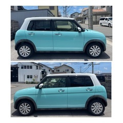 売約済み　　⭐️豪華装備⭐️美車⭐️ HE33S ラパン　X  レーダーブレーキ　お洒落な2トーンカラー🚗の画像