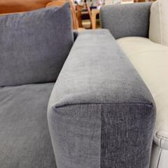 ジモティー見た！で5%OFF【3人掛けソファ】Francfranc フェデーレ 2.5人掛けソファ 2人掛けソファ ファブリック フランフラン ソファ : グレーの画像