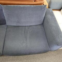 ジモティー見た！で5%OFF【3人掛けソファ】Francfranc フェデーレ 2.5人掛けソファ 2人掛けソファ ファブリック フランフラン ソファ : グレーの画像
