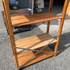 木製　棚　シェルフ　ラックの画像