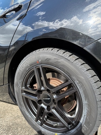 yokohama 冬タイヤ ホイール付き