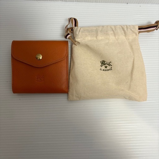 ［未使用品］ IL BISONTE 二つ折り財布