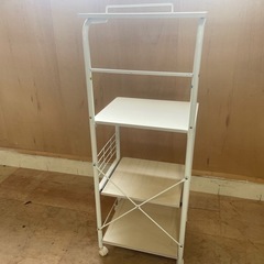 061600レンジ台ワゴン　キッチン収納の画像