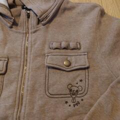 状態◎160cm pom ponette juniorボアパーカーの画像