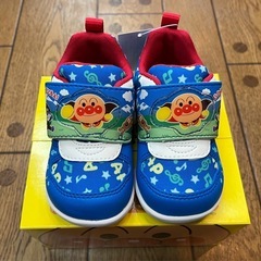 【新品】アンパンマン マジック式スニーカー ブルー
の画像
