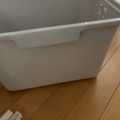 カラボにぴったり 収納ボックス 浅型 ホワイト　ニトリの画像