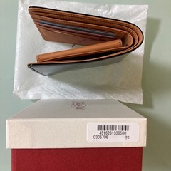 最高品　日本製　本革　トワクレ　二つ折財布　コードバン　ブラック　表面　馬革（コードバン）　中側　牛革 の画像