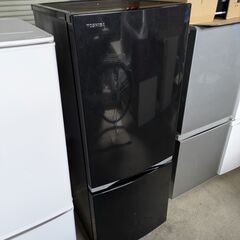 K【直接引取】2019年製 東芝ノンフロン冷凍冷蔵庫 GR-P15BS（K） 153L 2ドア 右開きタイプの画像