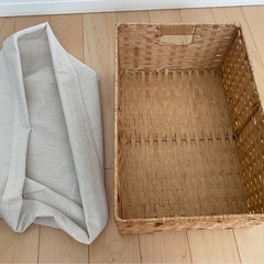 カゴ　収納　バスケット　①の画像