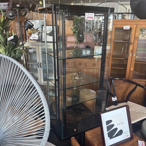 イタリア製 ガラスケース ポストモダン コレクションケース シンプル おしゃれ インテリア 収納