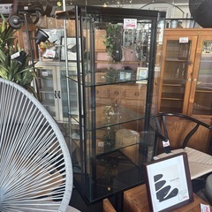 イタリア製 ガラスケース ポストモダン コレクションケース シン...