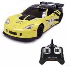 ラジコン　1/24 コルベット C6.R(イエロー×ブラック) ...