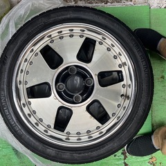 軽自動車用，アルミホイル，タイヤセット15インチの画像