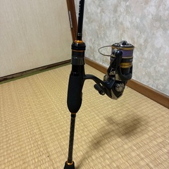 【釣り】アジング 　ロッド・リールセット#1 PEライン付 美品