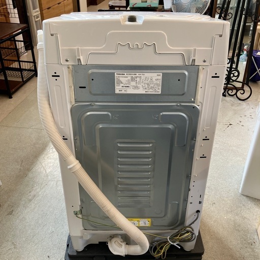 K2506-192 TOSHIBA 洗濯機 AW-7G6 2017年製 7.0kg 動作確認済み キズ汚れ有り