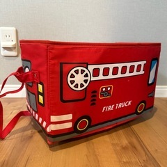 消防車🚒収納BOX　キャスター付きの画像