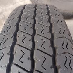 145/80R12 　145R12 8PR　アルミ　タイヤ4本セット　No.231 　軽トラック等の画像