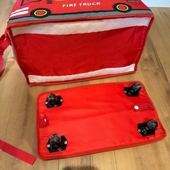 消防車🚒収納BOX　キャスター付きの画像
