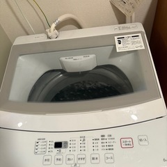 ニトリ　全自動洗濯機6kg　の画像