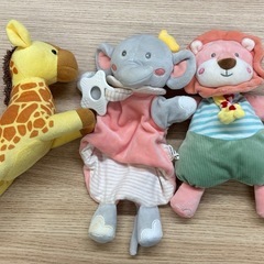 赤ちゃん用ぬいぐるみセット（3個セット）