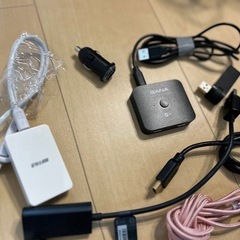 セット売り(コード、配線類、Switchドック、USB HUB、シガー用USB、hdmi分配器などまとめての画像