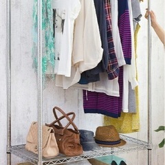 ハンガーラック　2個セット　メタルラック　収納の画像