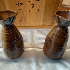 徳利　盃　木箱　酒用　の画像