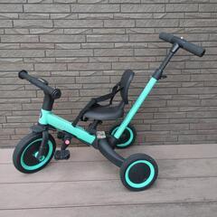 子ども用三輪車　手押し棒付き
