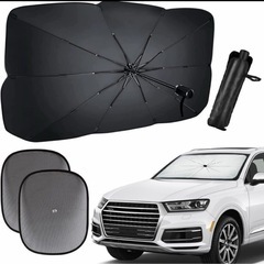 サンシェード 車用 折り畳み式 傘型 車窓用サンシェード カーシ...