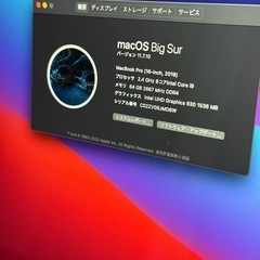 【本体のみのお渡し】2019 Apple MacBook Pro (16インチ, 64GB RAM, 2Tストレージ, 2.4GHz Intel Core i9プロセッサ)の画像