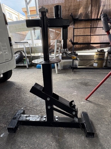 手動タイヤチェンジャー ギアレンチ仕様 油圧ビードブレーカー　PCDマルチ対応