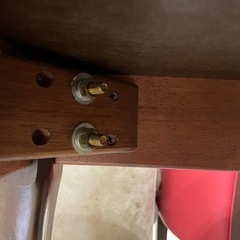 ダイニングテーブル アンティーク調 マル二 天板に線キズあります。【こちらは店舗です。浜村鹿野温泉ICから3分 買取本舗 宮本リサイクル 営業時間9～19時 定休日水曜のみ←連絡できませんm(_ _)m】の画像