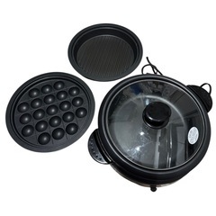鍋、たこ焼き、グリル付きホットプレート　テスコム　GP9000