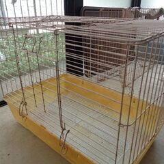 ウサギさん用のケージ◎中古品/プラ網型/白★千葉県市原市手渡しの画像