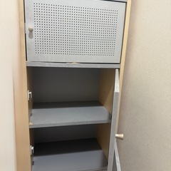 【無料】5段収納たな(扉付き )の画像