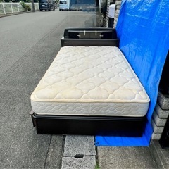 フランスベッド セミダブル 引出し5つ