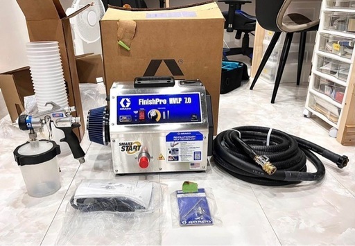 グラコ低圧温風塗装機FinishPro HVLP 7.0 スプレーヤー