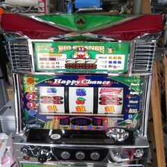 パチスロ実機 ハッピージャグラーV ⅡKK コイン不用機 スロット機・設定キー・ドアキー付き クレカ決済可能│江別市のリサイクルショップドロップの画像