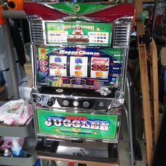 パチスロ実機 ハッピージャグラーV ⅡKK コイン不用機 スロッ...