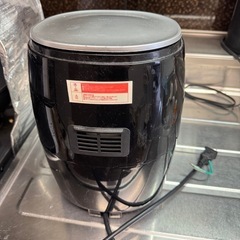 ノンフライヤースリムDX LFR-806 ブラック 黒 オンライン生活 エアフライヤー コンパクト 電気フライヤー オイルカット の画像