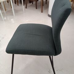 リユースのサカイ栃木店★ジモティ割あり★  椅子 くすみグリーン W43×D42×H74 クリーニング済み TC9267の画像
