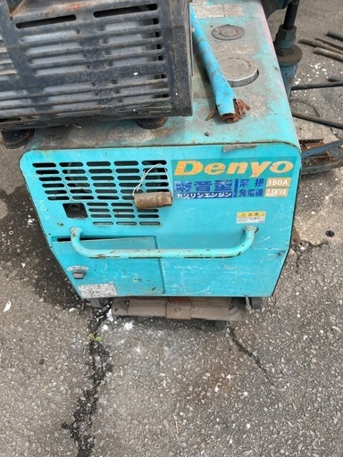 発電機　溶接　スーパーデンヨーハンデ