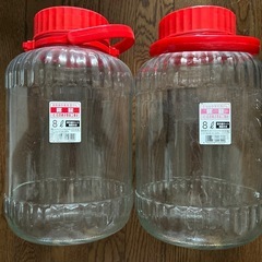 果実酒ビン　大8ℓ ２個
