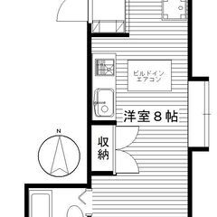 ★家電レンタル対象物件★1R・家賃3.2万円★家賃1ヶ月無料★本町ヒルズ★3F − 群馬県