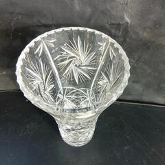 BOHEMIA クリスタルガラス花瓶 [美品]の画像
