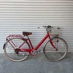 27インチ自転車　6段ギア　ハブダイナモ 