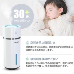 卓上加湿器　USB給電式
の画像