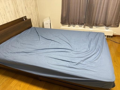 自宅まで持っていけますよ！ダブルベッドマットレスセット